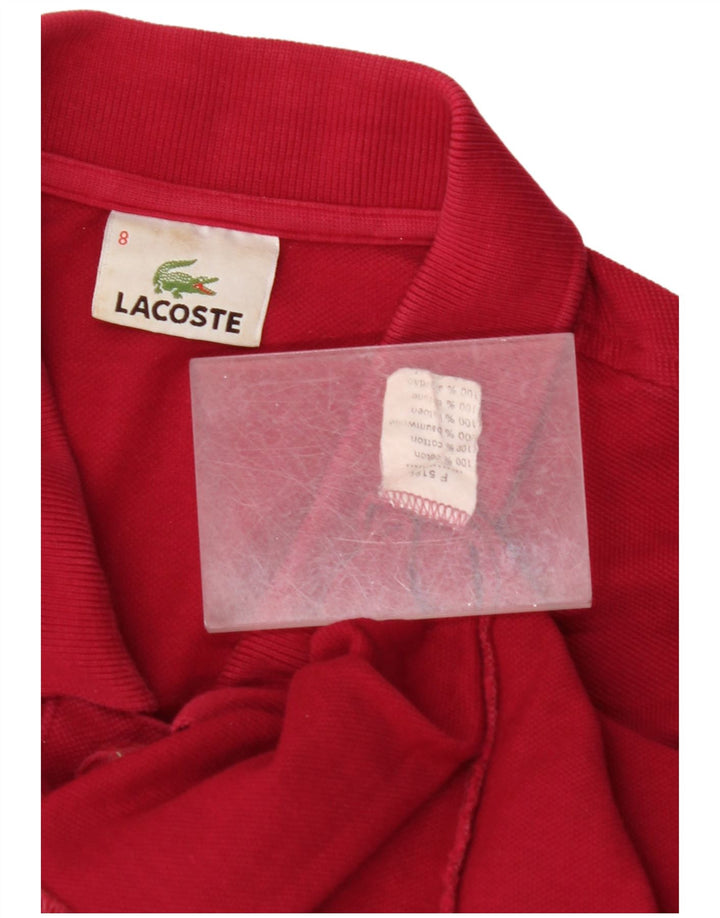 LACOSTE muška polo majica veličina 8 3XL crveni pamuk