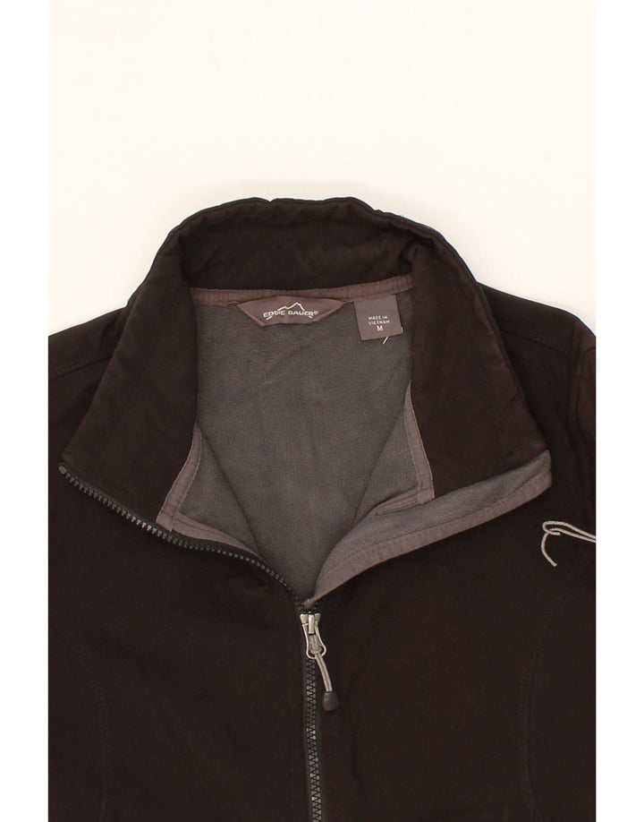 EDDIE BAUER Womens Tracksuit Top Jacket UK 14 Medium Black Polyester Vintage Eddie Bauer and Second-Hand Eddie Bauer from Messina Hembry 