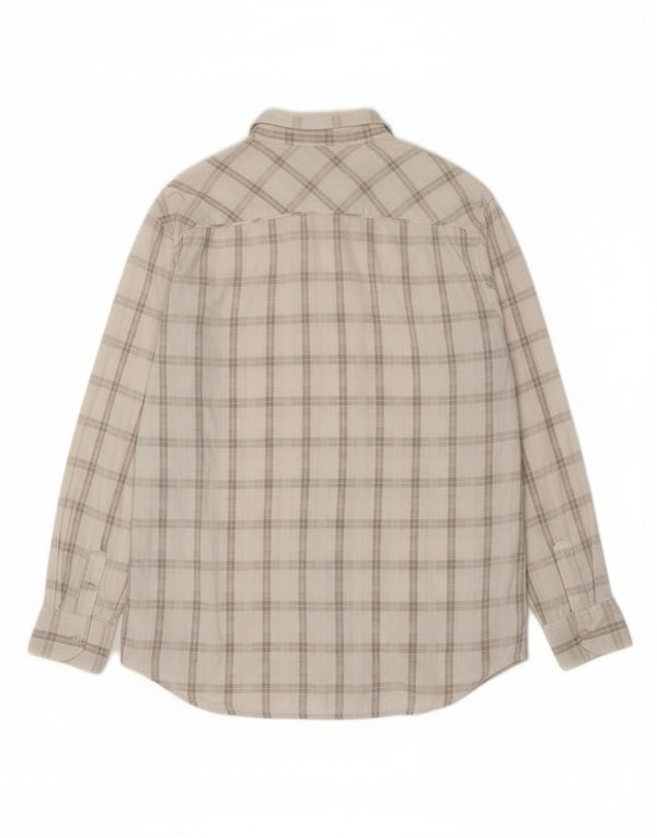 Wrangler muška klasična uska košulja XL sivo bijela karirana pamuk