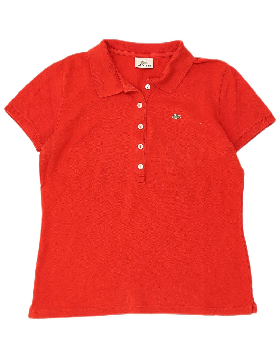 Lacoste ženska polo majica veličine 44 velika crvena pamuk
