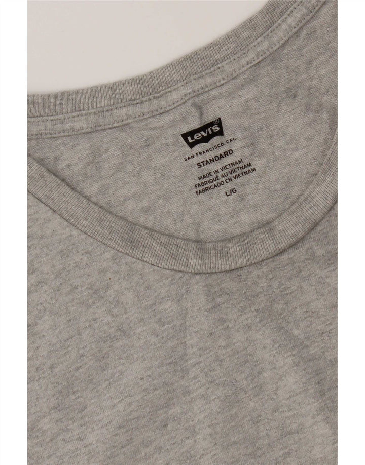 Levi's muška majica kratkih rukava Veliki sivi pamuk