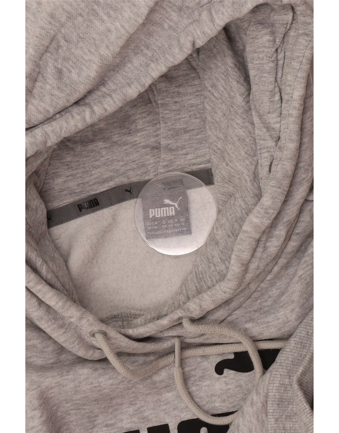 Puma ženska majica s kapuljačom s kapuljačom UK 12 Medium Grey Flected Polyester
