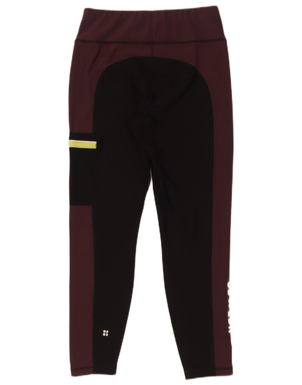 Ženske grafičke tajice Sweaty Betty UK 12 srednje crne boje
