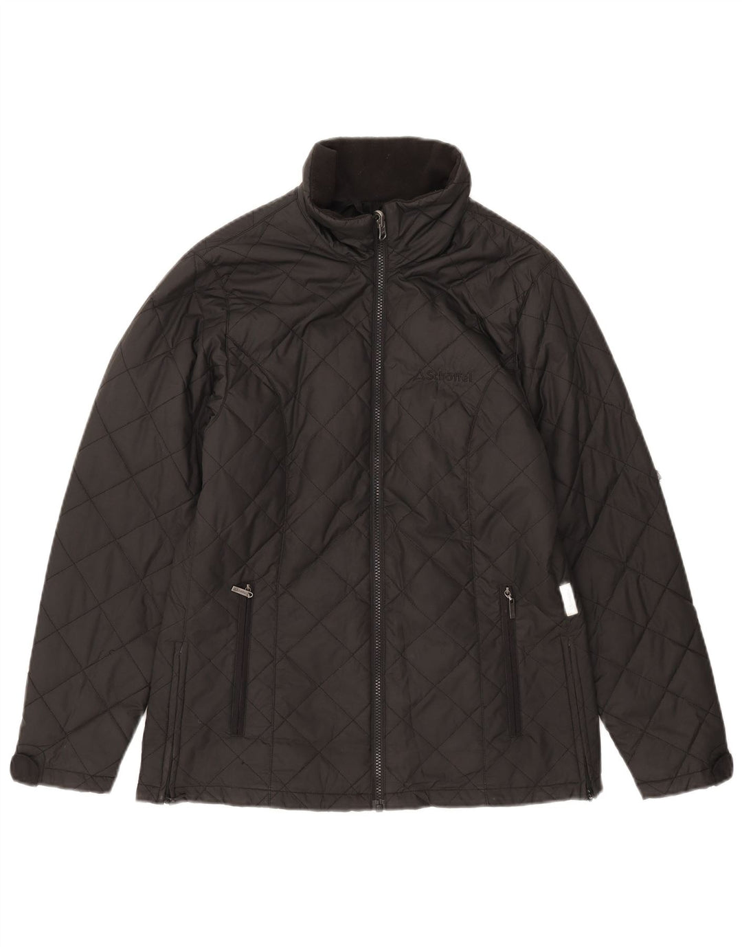Schoffel ženska prevelika prošivena jakna UK 10, mali crni poliester