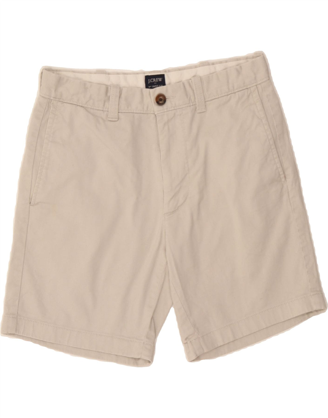 J. CREW Mens Chino Shorts W28 Small White Cotton Vintage J. Crew and Second-Hand J. Crew from Messina Hembry 