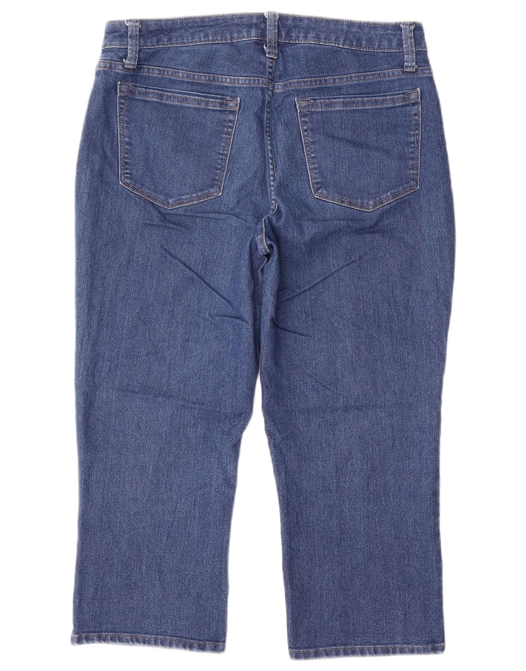 Lee ženske kapri traperice srednjeg rasta US 10 Large W32 L21 plavi pamuk