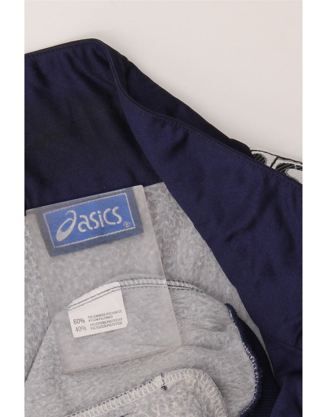 Asics muška trenirka s grafičkim motivima, srednja jakna tamnoplave sportske boje