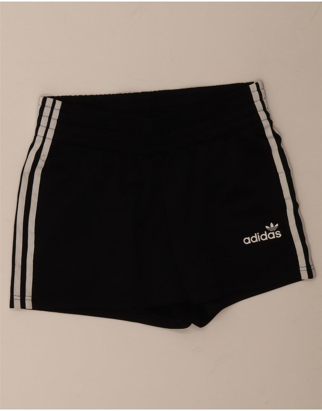 ADIDAS ženske sportske kratke hlače UK 12 Srednje crni poliester