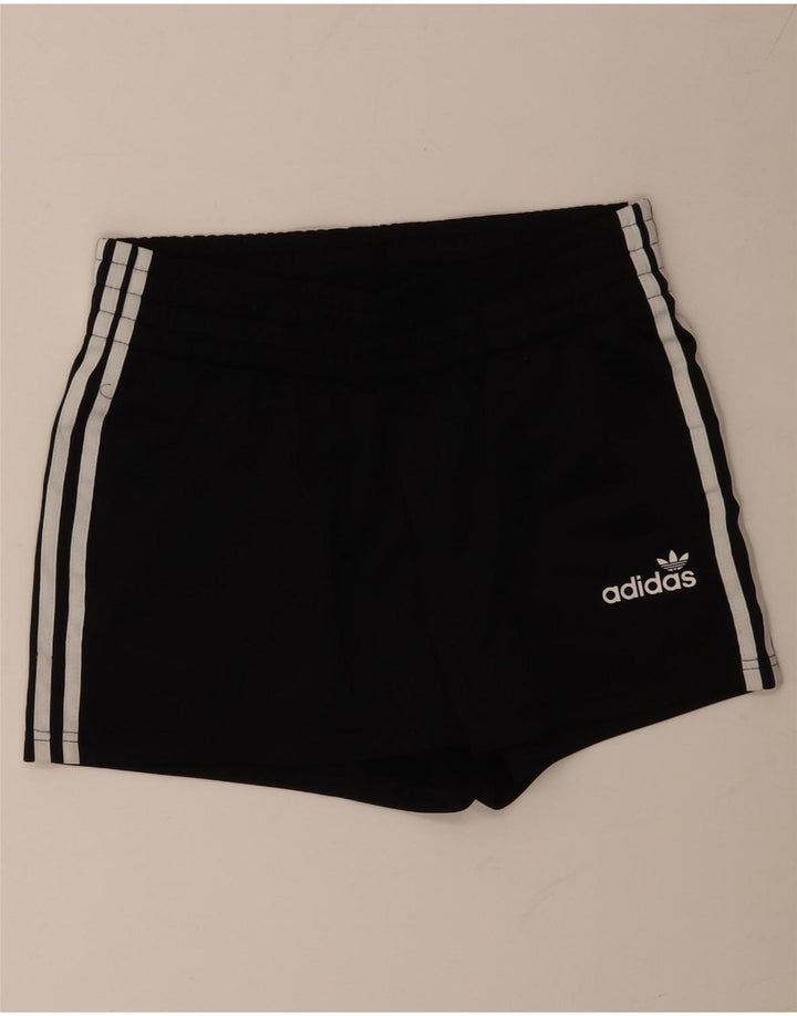ADIDAS ženske sportske kratke hlače UK 12 Srednje crni poliester