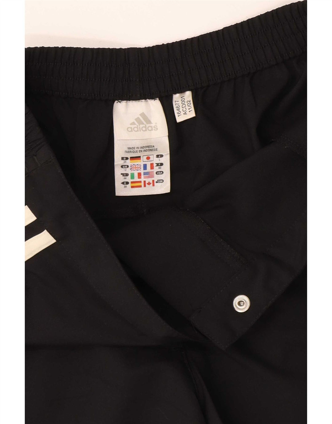 Adidas ženske kratke hlače Climalite Casual UK 12 srednje W28 crni poliester