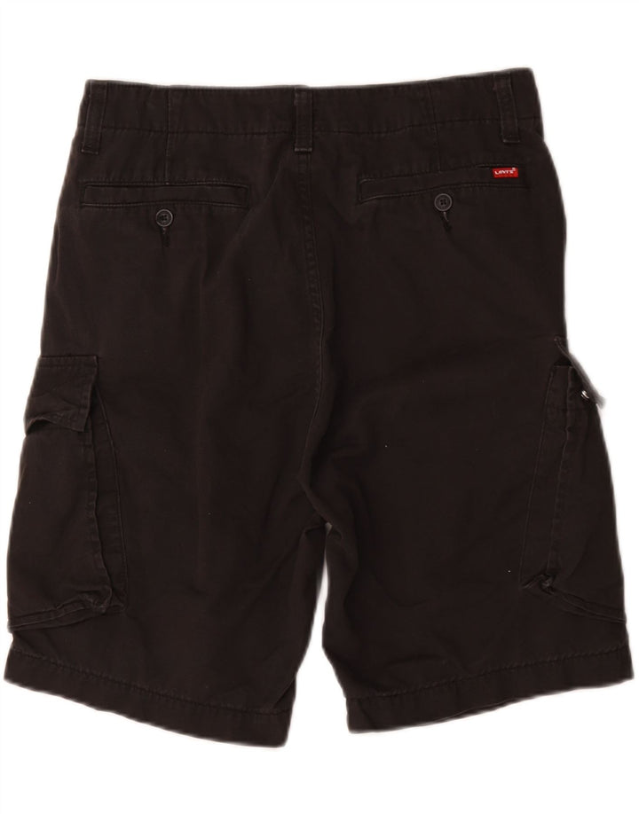 Levi's muške kargo kratke hlače W30 Srednje crni pamuk