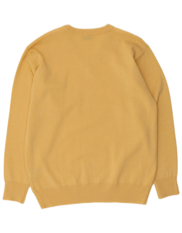 Gabicci muški džemper s V-izrezom srednje žute vune