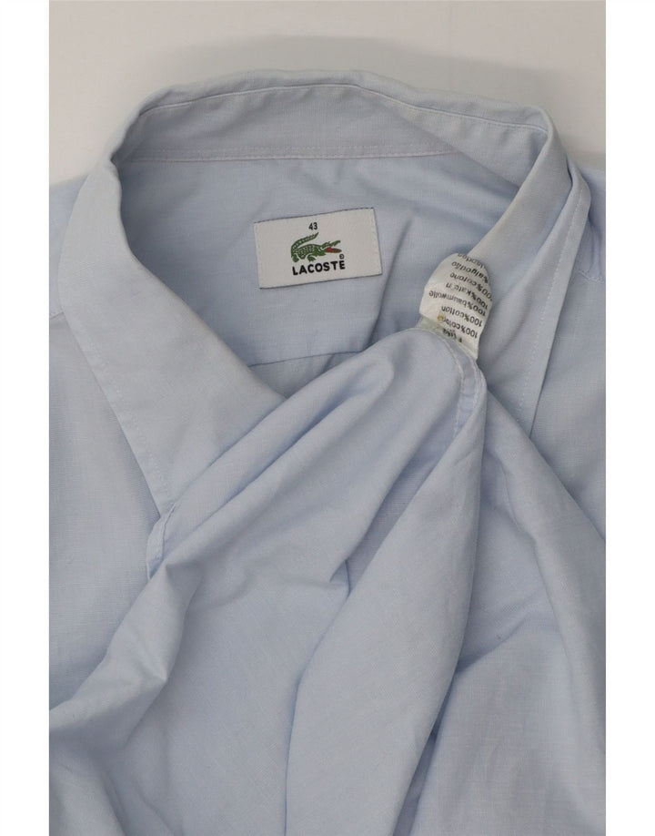 Lacoste muška košulja veličina 43 veliki plavi pamuk