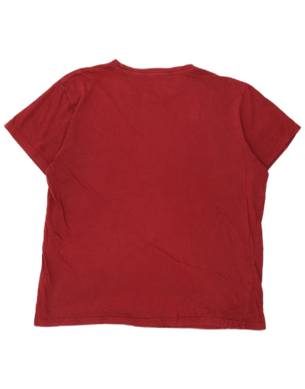 Pierre Cardin muška majica XL bordo pamuk