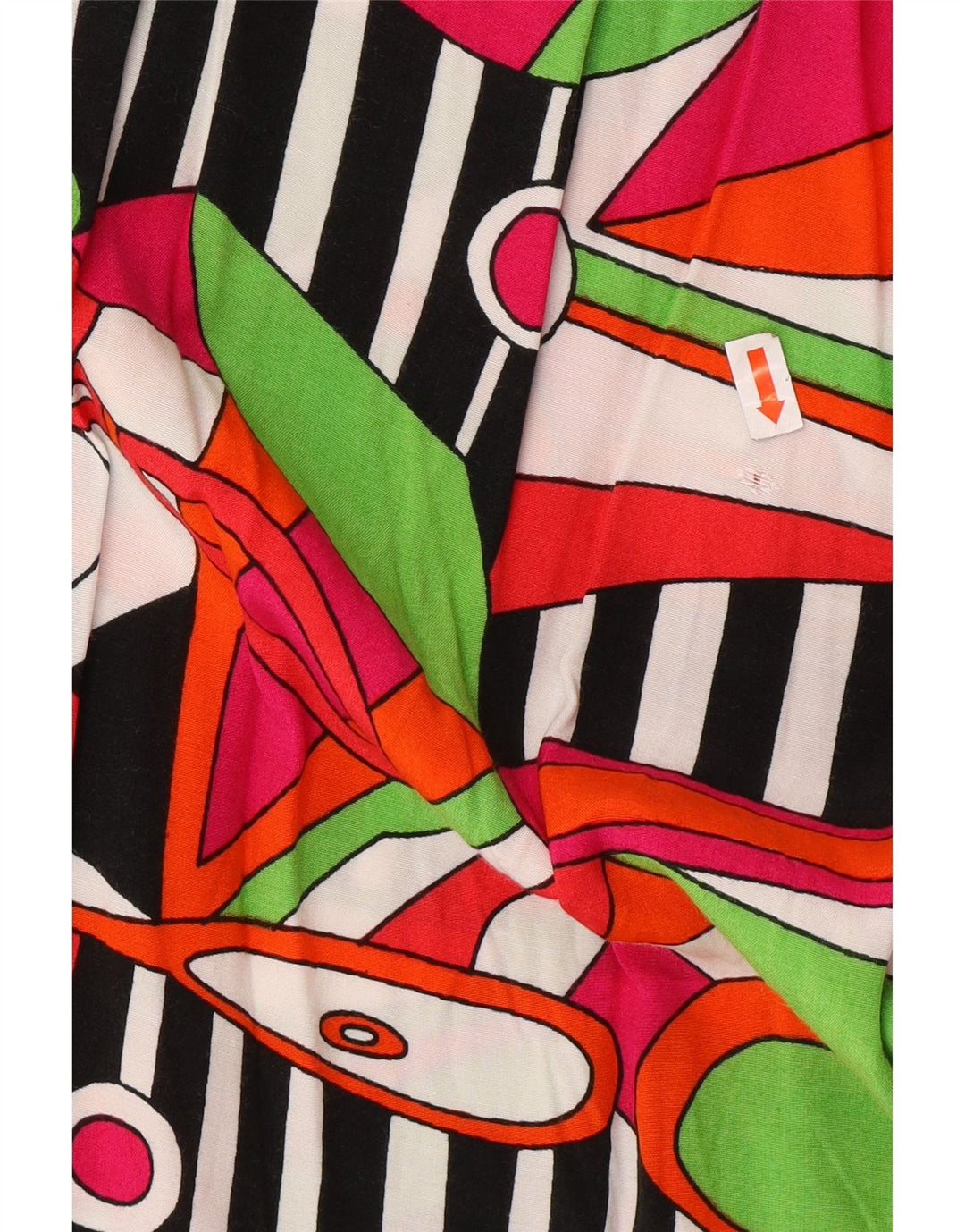 VINTAGE Ženska košulja s apstraktnim uzorkom UK 14 Srednje višebojna