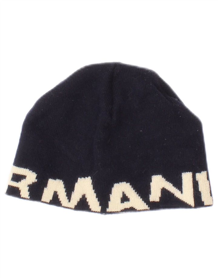 Armani Junior Boys Graphic Knit Beanie Kapa jedne veličine tamnoplave boje