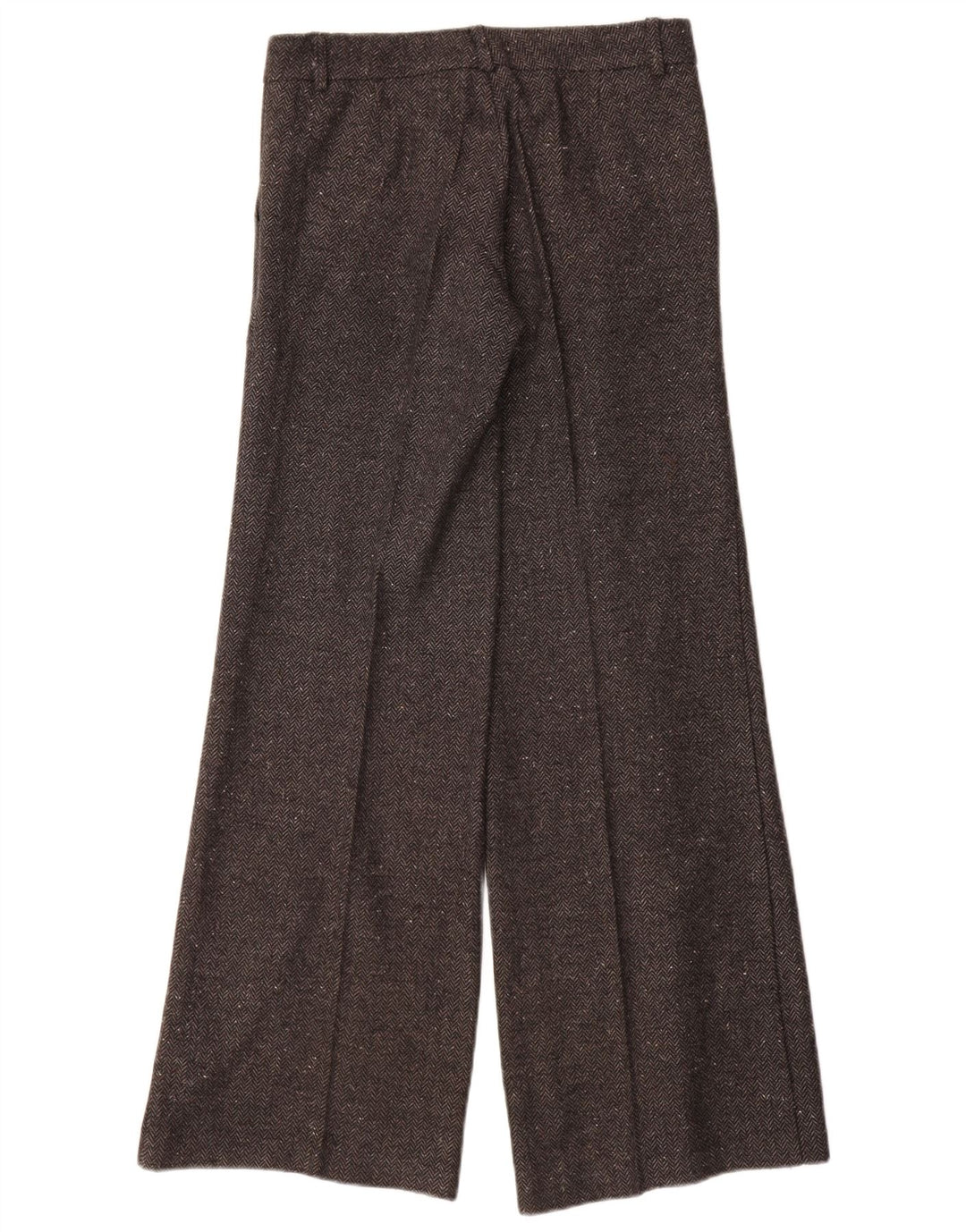 VINTAGE ženske ležerne hlače IT 40 male W28 L32 sive riblja kost