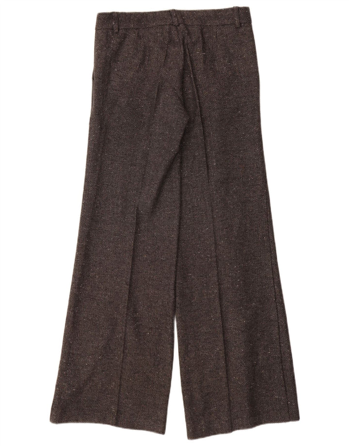 VINTAGE ženske ležerne hlače IT 40 male W28 L32 sive riblja kost