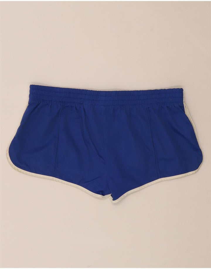 NIKE Womens Sport Shorts UK 14/16 Large  Blue