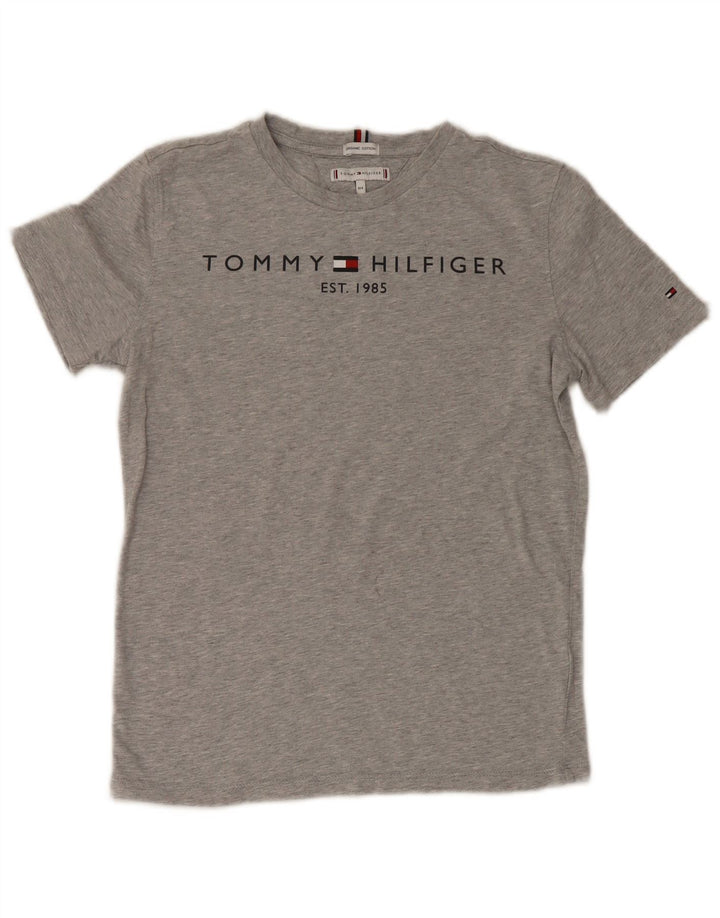 Tommy Hilfiger Boys Regular Graphic T-Shirt Top 11-12 Years Grey