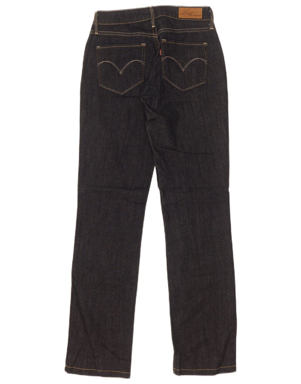 Levi's ženske ravne traperice Bold Curve W25 L32 crni pamuk