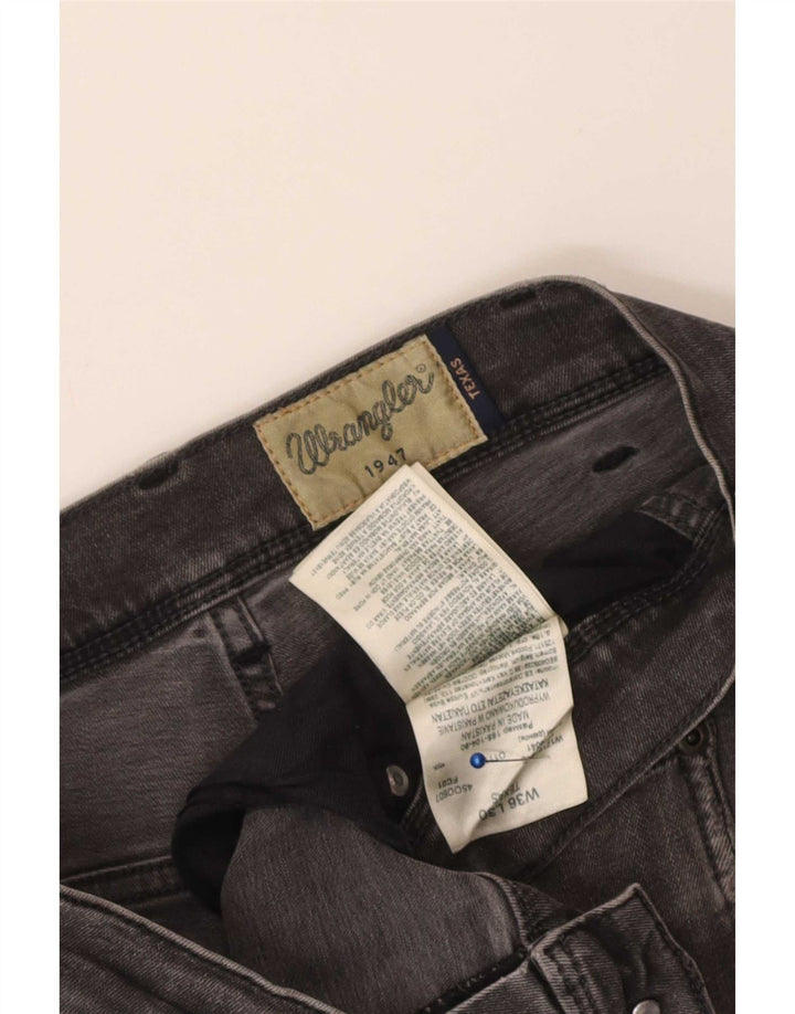 Wrangler muške teksaške ravne traperice W36 L30 sivi pamuk