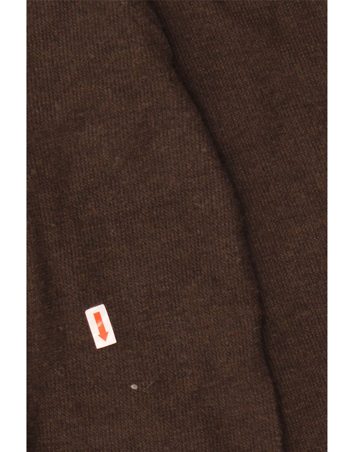 IZOD muška majica dugih rukava 2XL smeđi pamuk u blokovima boja