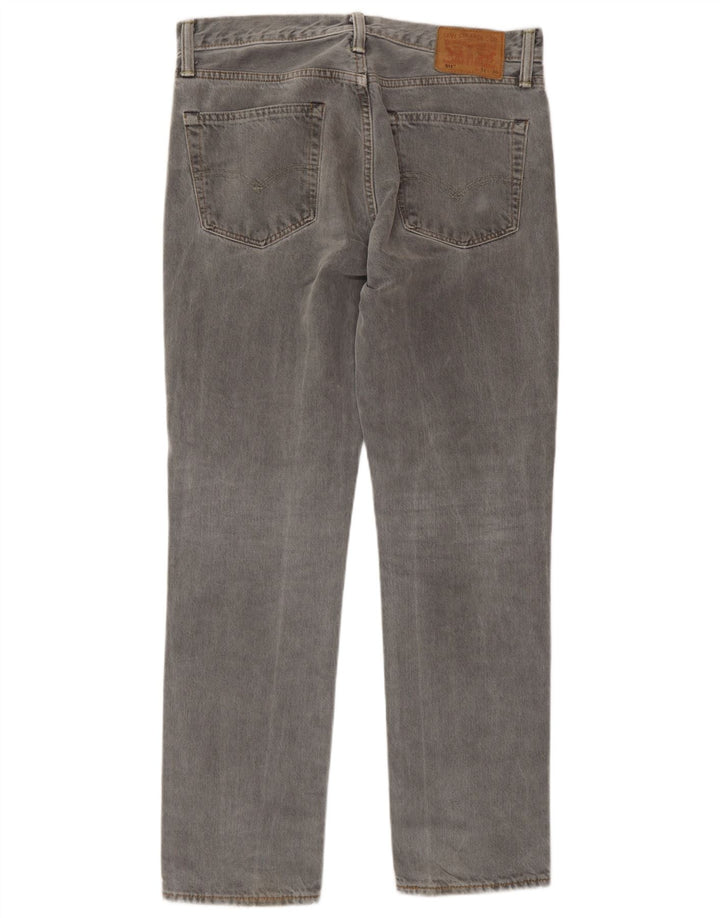 Levi's muške 511 uske sužene traperice W32 L30 sivi pamuk