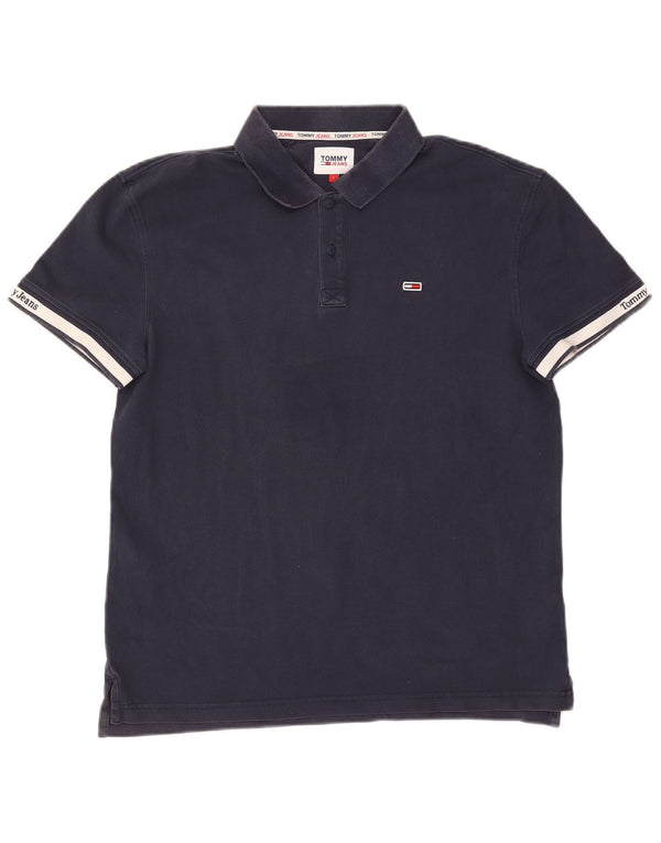 Tommy Hilfiger muška polo majica, veliki tamnoplavi pamuk