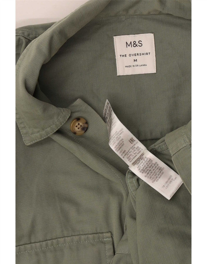 Marks & Spencer muška košulja srednje zelene boje pamuka