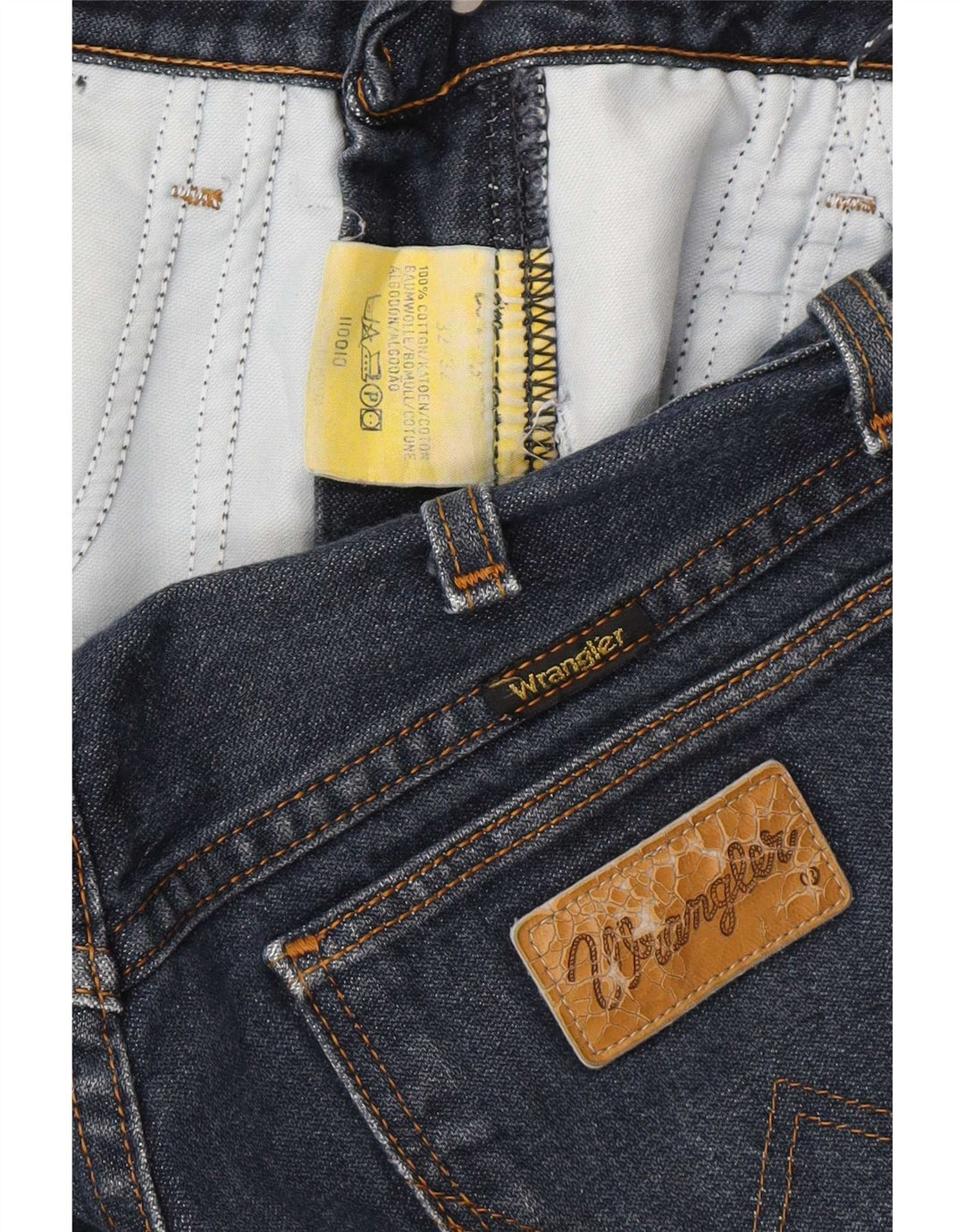 Ženske traperice Wrangler Bootcut W32 L32 Plavi pamuk