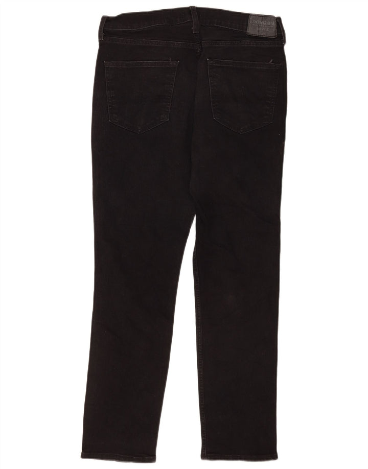 Levi's muške Denizen uske traperice W33 L30 crni pamuk