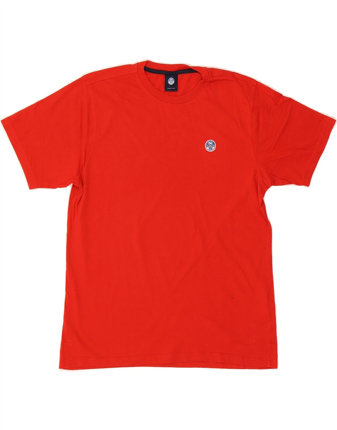 NORTH SAILS Mens T-Shirt Top XS Red Cotton Vintage North Sails and Second-Hand North Sails from Messina Hembry 