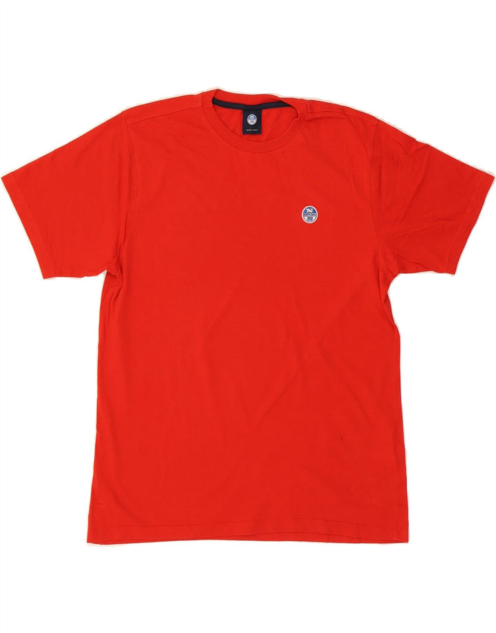 NORTH SAILS Mens T-Shirt Top XS Red Cotton Vintage North Sails and Second-Hand North Sails from Messina Hembry 
