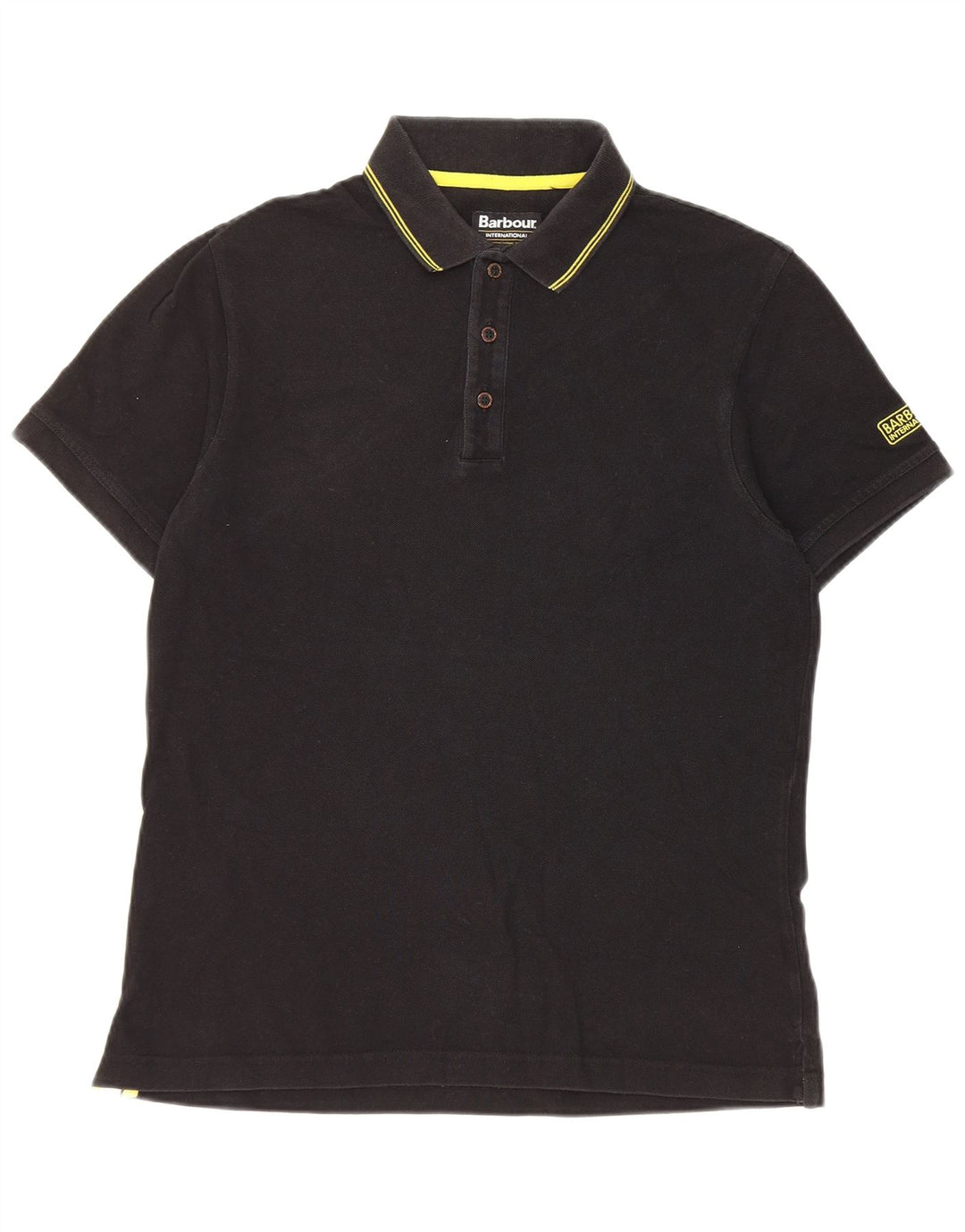 Barbour muška polo majica srednje crne pruge, pamuk