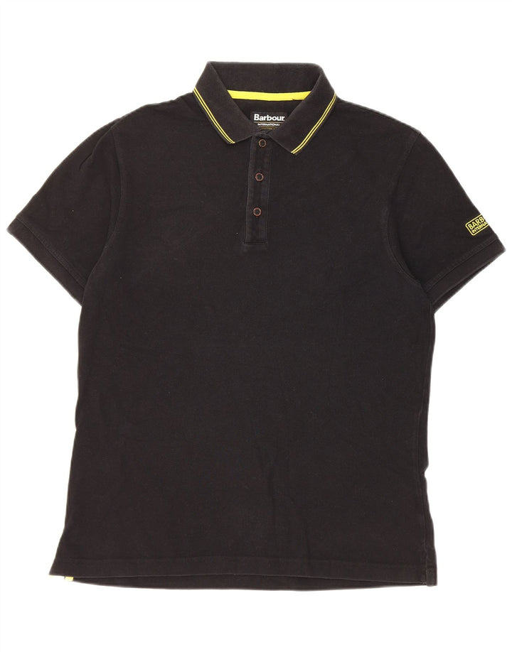 Barbour muška polo majica srednje crne pruge, pamuk