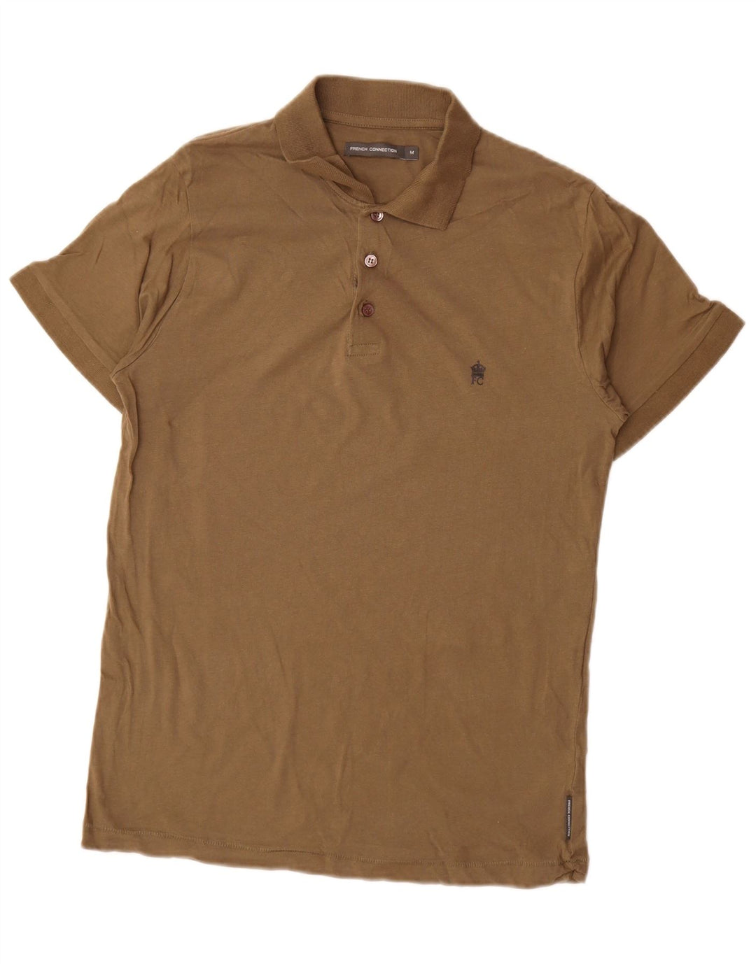 French Connection muška polo majica, srednji kaki pamuk