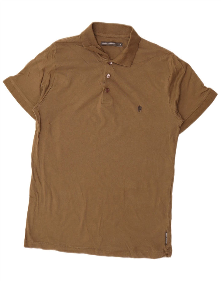 French Connection muška polo majica, srednji kaki pamuk