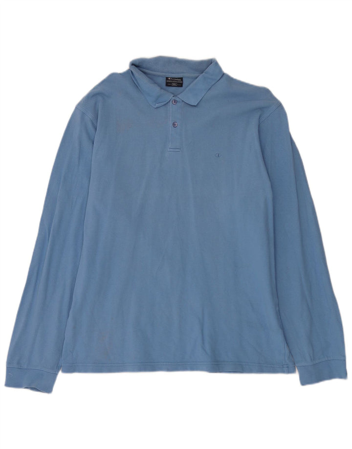 Champion muška polo majica dugih rukava 2XL plava