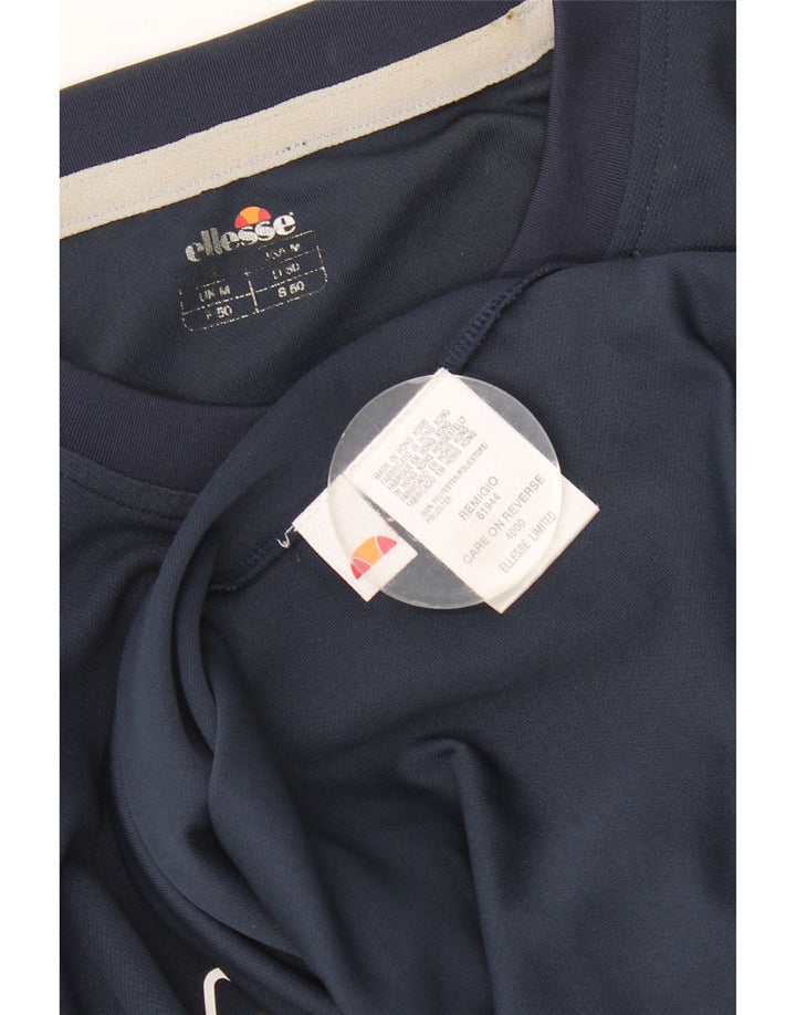 ELLESSE Muška majica kratkih rukava s grafičkim motivima Srednji tamnoplavi poliester