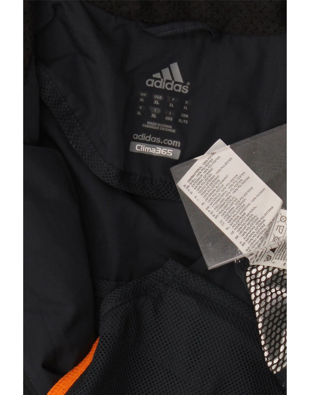 ADIDAS muška kišna jakna Clima 365 UK 42 XL tamnoplavi poliester