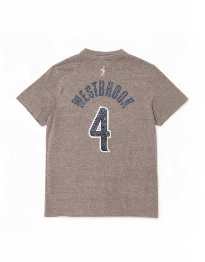 Nike muška majica kratkih rukava Washington Wizards Graphic srednje siva