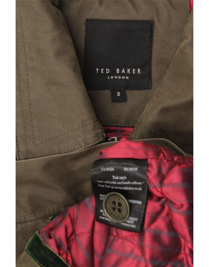 Muška bomber jakna Ted Baker, veličina 3, srednji kaki pamuk