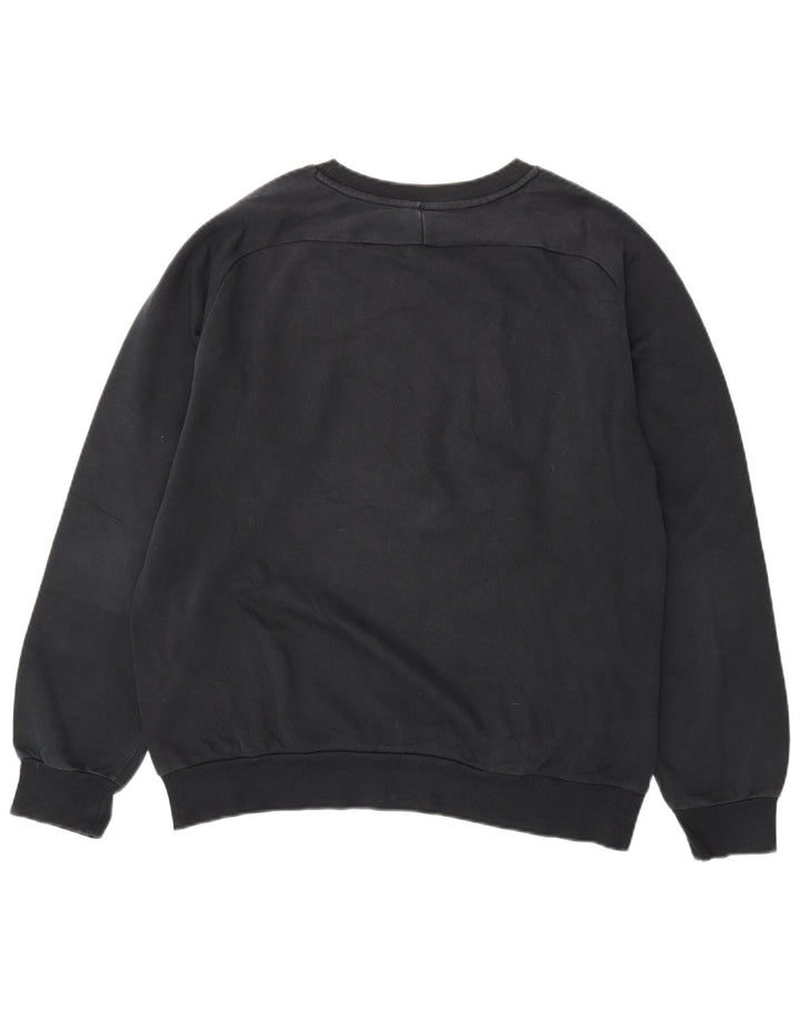 PUMA Muški džemper s grafičkim motivima, veliki crni