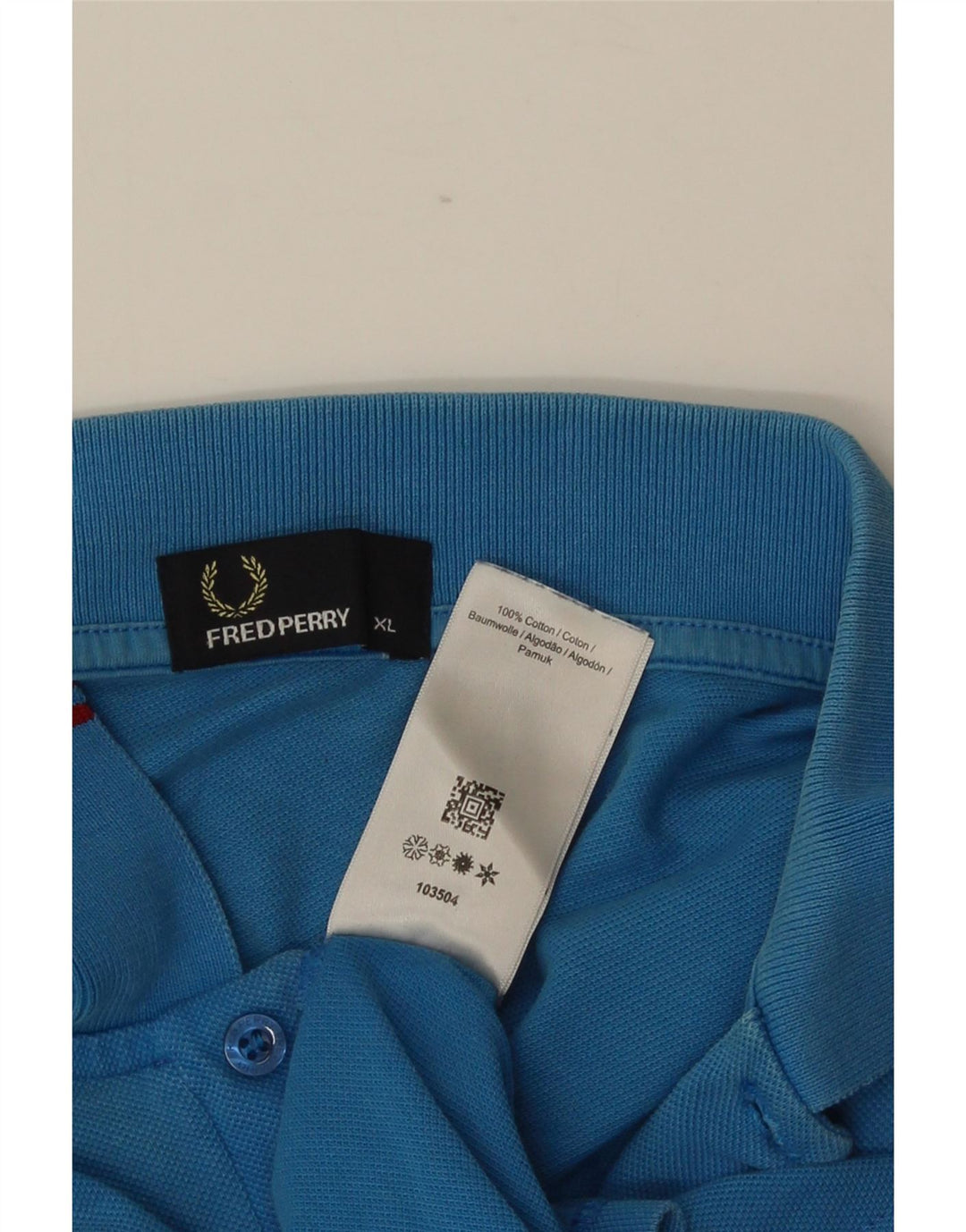Fred Perry muška polo majica XL plavi pamuk