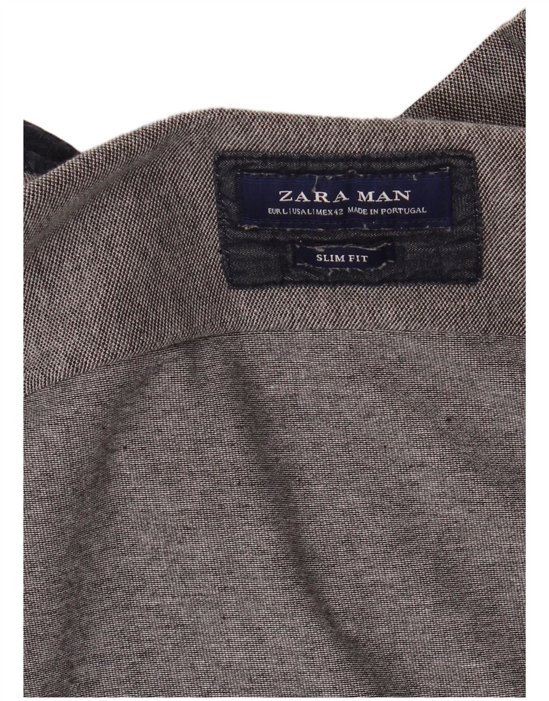 Zara muška uska majica kratkih rukava velika siva