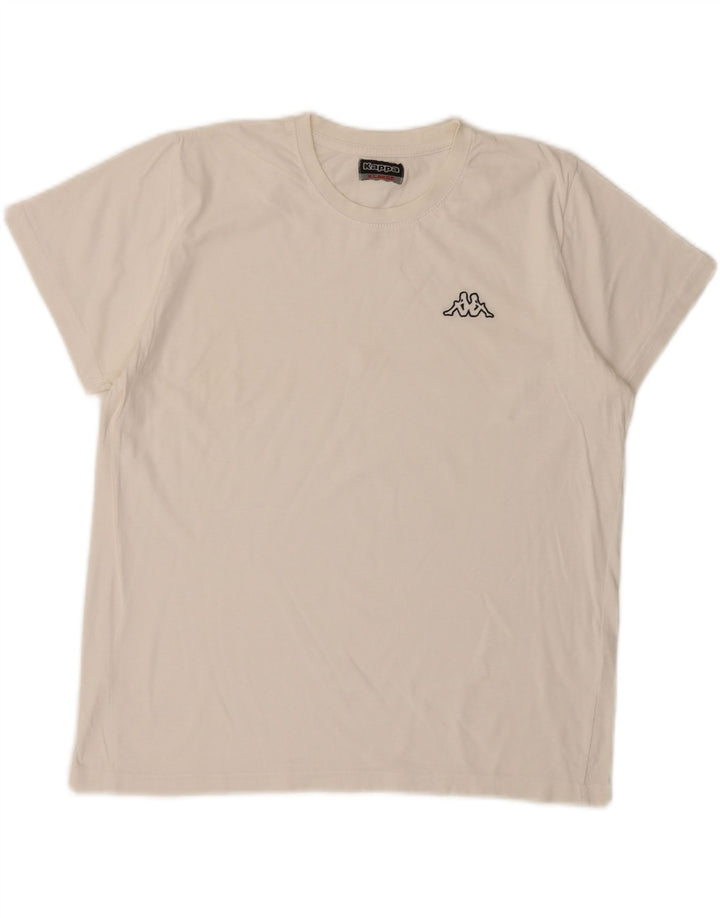 KAPPA Womens T-Shirt Top UK 18 XL White