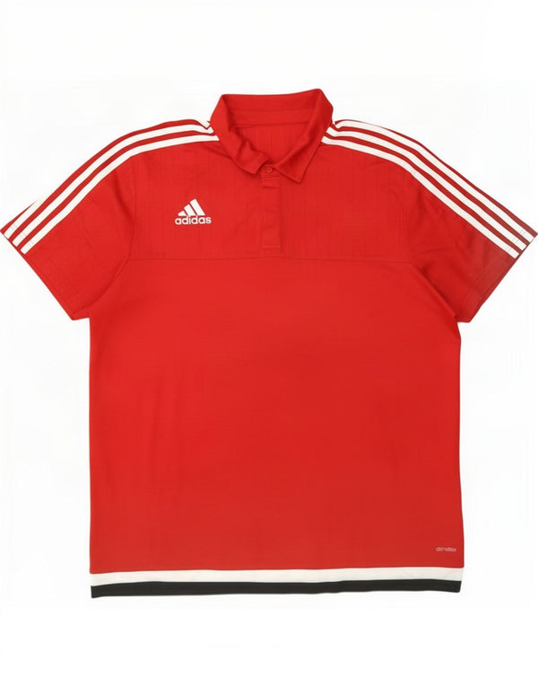 Adidas muška polo majica Climalite XL crvene boje