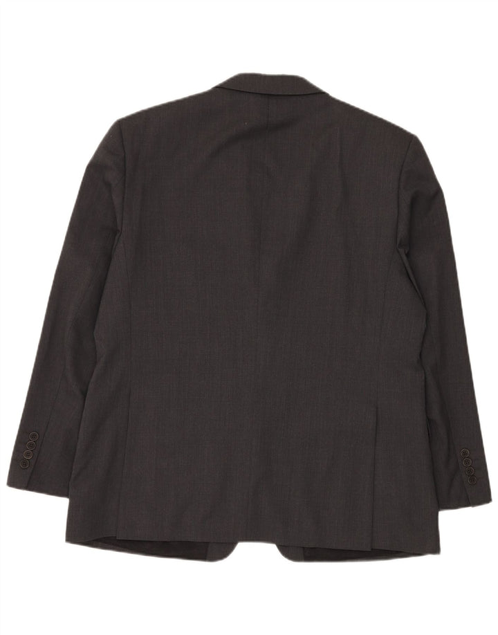 Ted Baker Muško rastezljivo dvodijelno odijelo s 2 gumba UK 42 XL W36 L30 Siva vuna