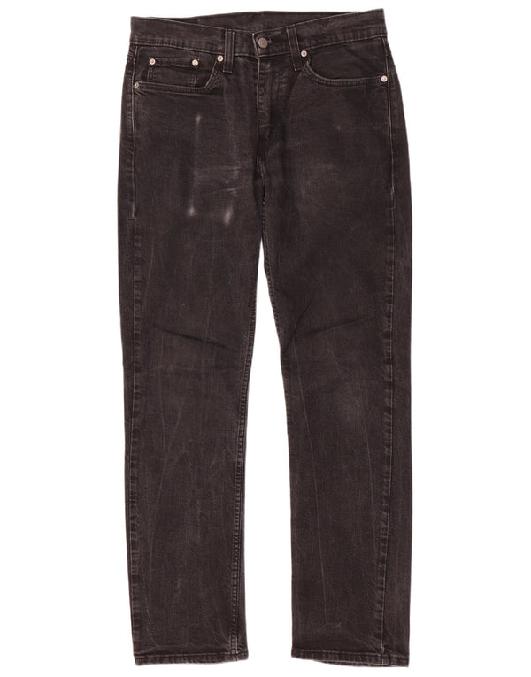 Levi's muške 514 ravne traperice W31 L32 crni pamuk